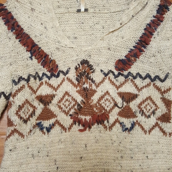 FREE PEOPLE Printed Poncho - Size X-Small - Picture 2 of 4